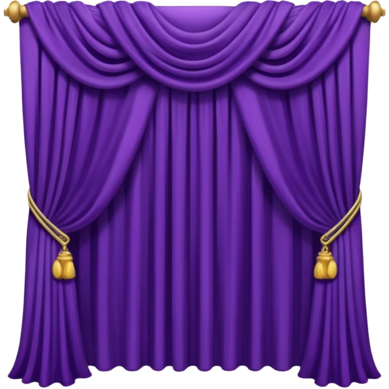purple curtain emoji