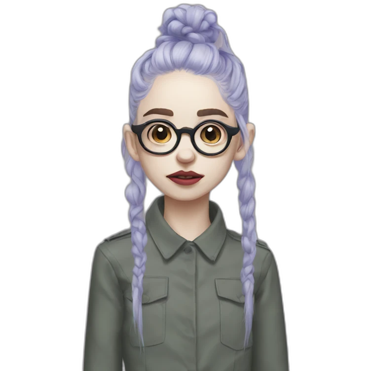 grimes-with-glasses emoji