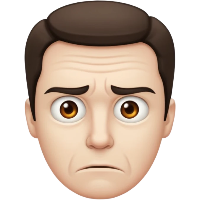 Sarcastic face astic face emoji