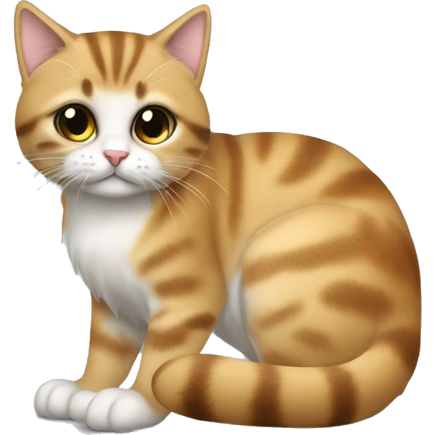 кошка с черными точками на носу emoji
