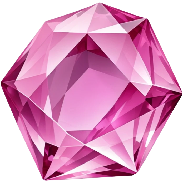 Pink crystal emoji