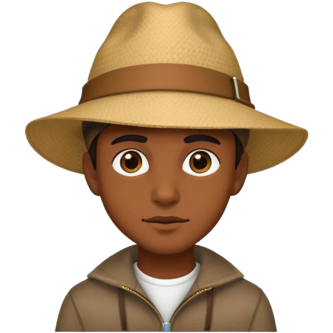 Digo wearing a hat emoji