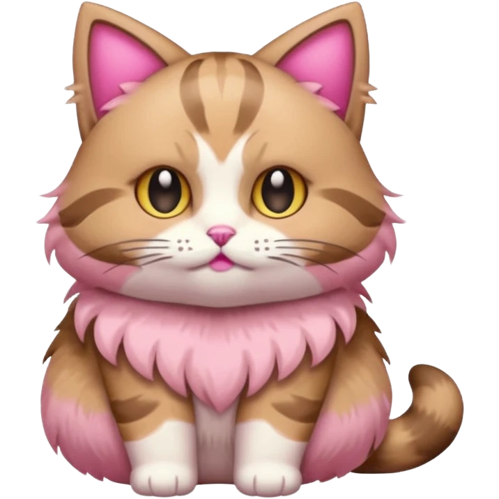 Purugly-Glameow-fusion emoji