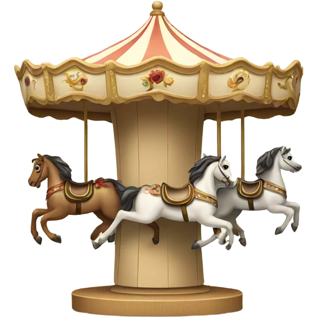 Beige carousel  emoji