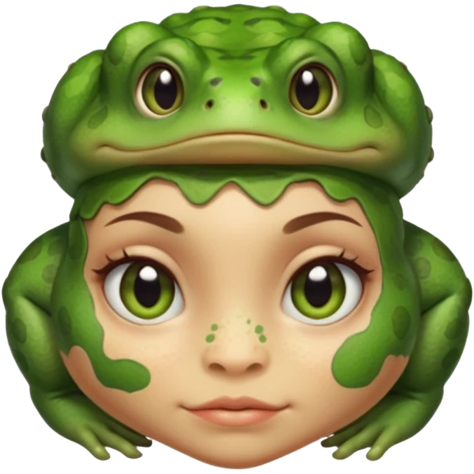 Girl who looks like a toad emoji