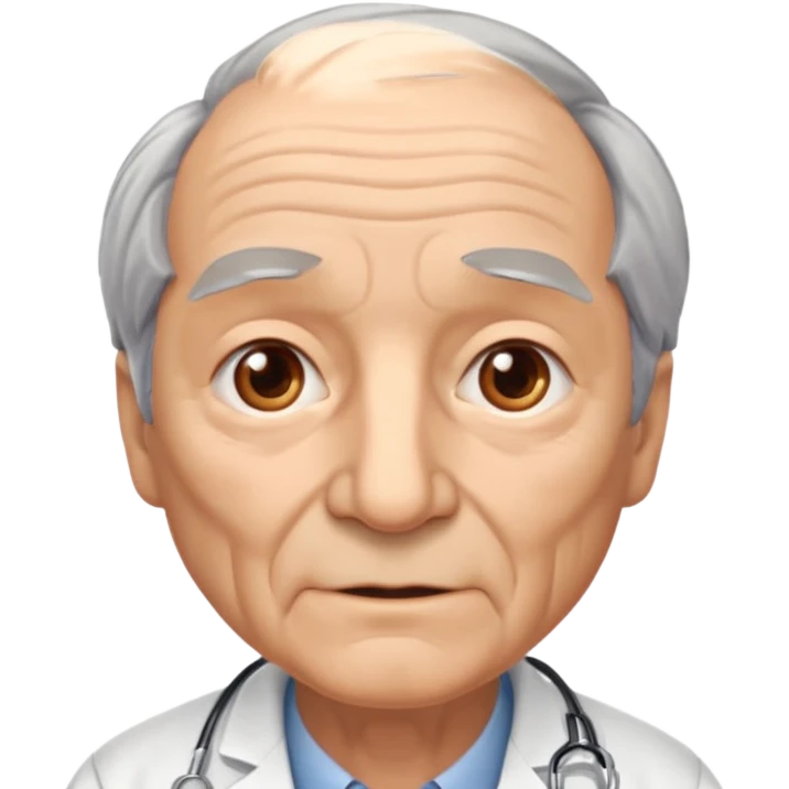 old doctor no stethoscope emoji