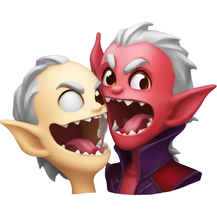 Dragon kiss vampire  emoji