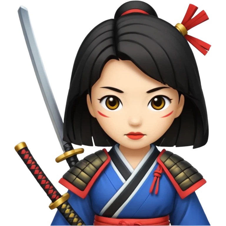 samurai girl emoji
