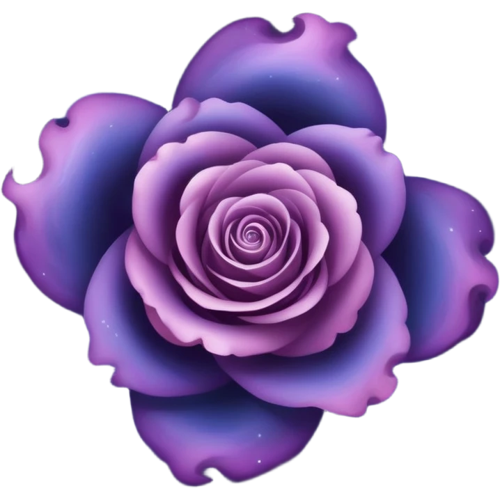  Dark Blue-Purple Nebula-Rose emoji