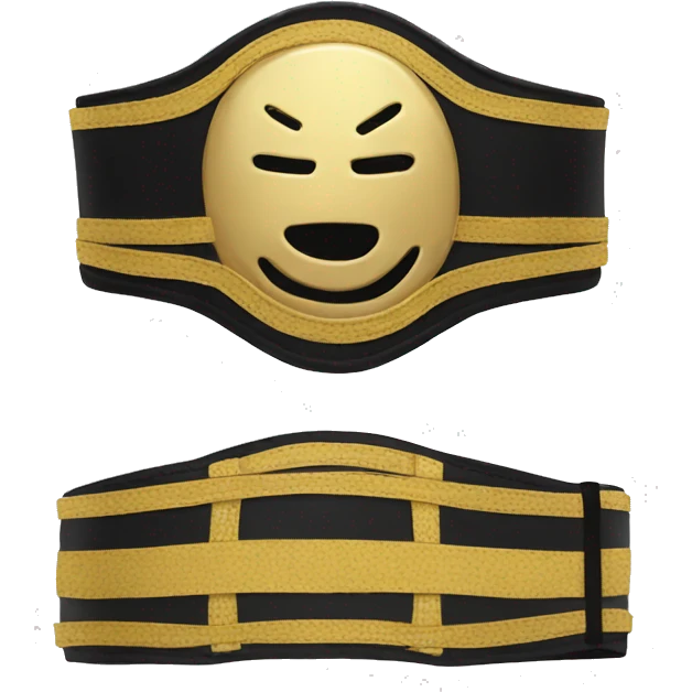 Wrestling belt emoji
