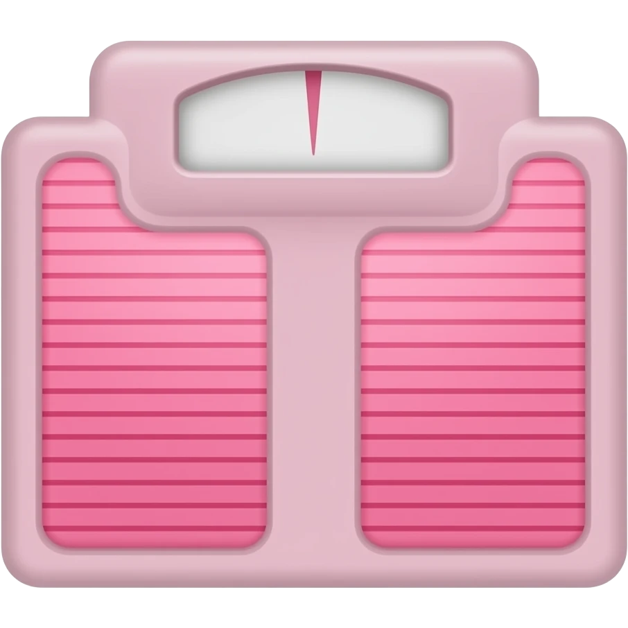 Empty balancing light pink scale emoji