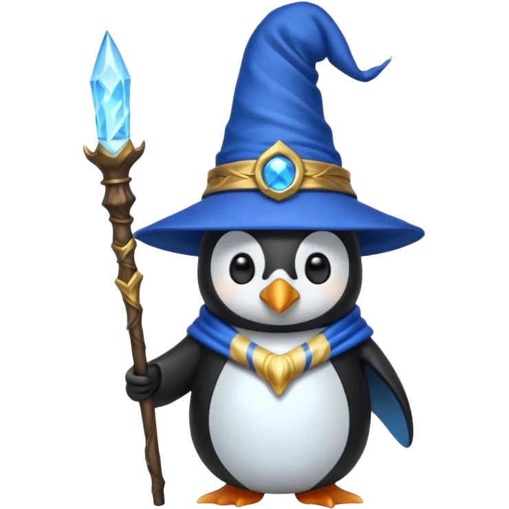 Penguin Wizard emoji
