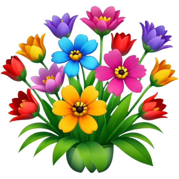 Spring flowers emoji
