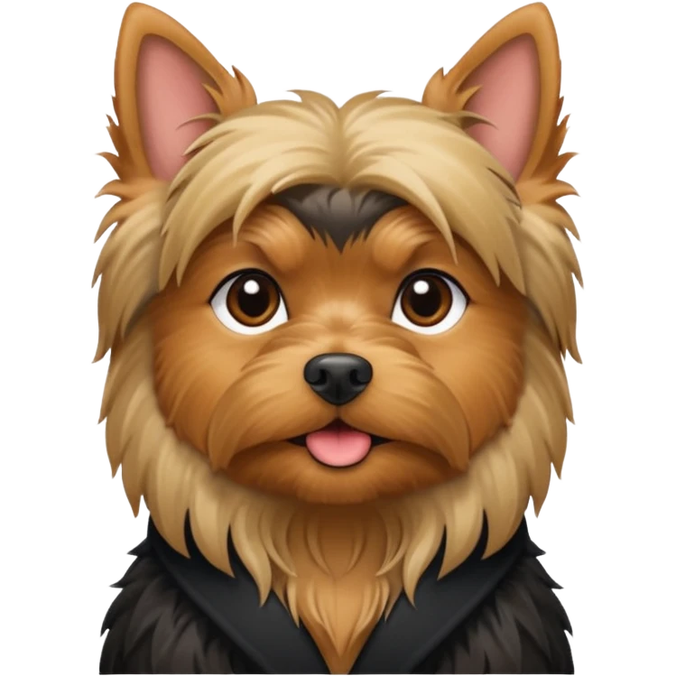 Un perro yorkshide emoji