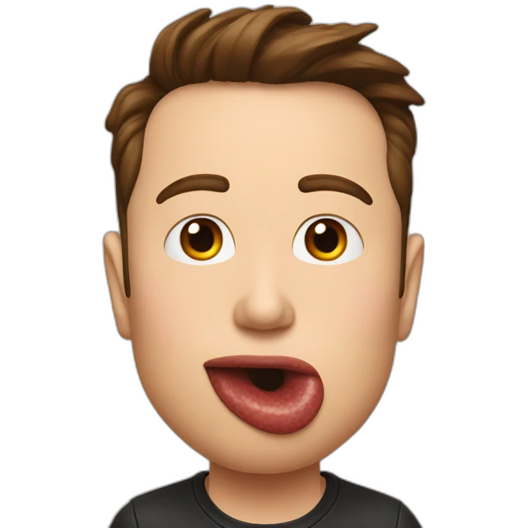 poutin kiss elon musk emoji