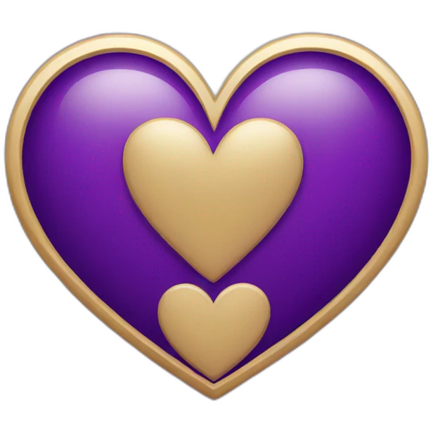 purple heart emoji
