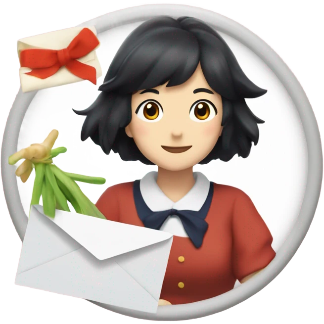 letter from “kiki delivery service” miss witcg emoji
