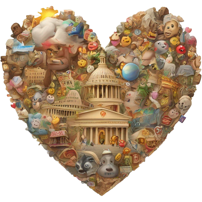 Map of my heart  emoji
