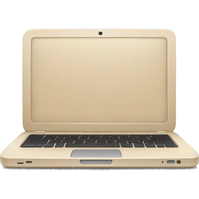 beige laptop emoji