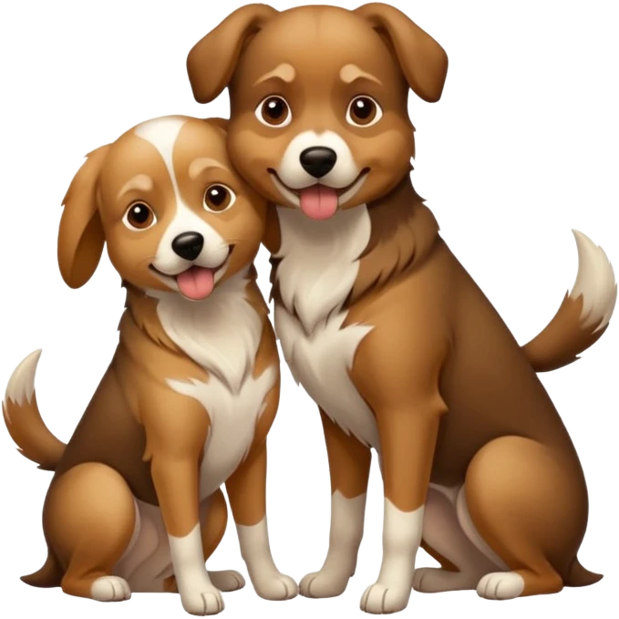 Dogs humping mating like crazy emoji