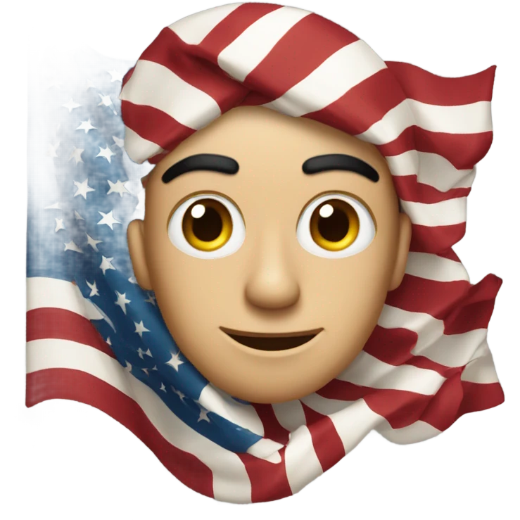american glad with eyebrow on top  emoji