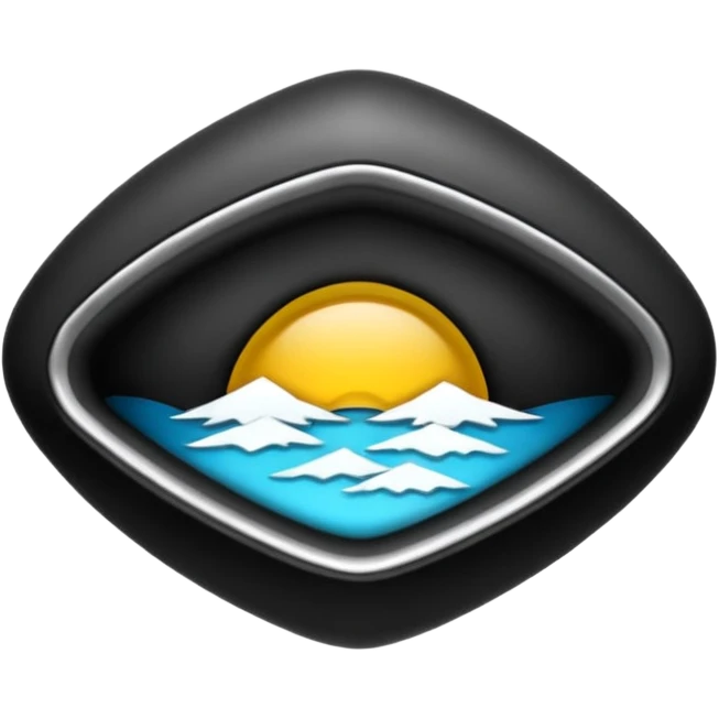 Mancuerna vista desde el ángulo derecho emoji