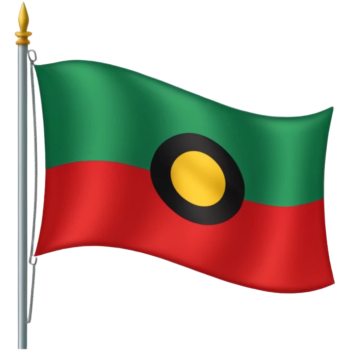 African American heritage flag emoji