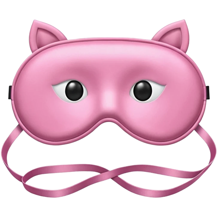  pink sleep mask emoji emoji