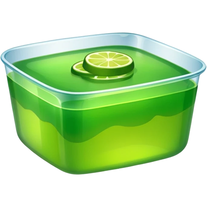 Green jello emoji