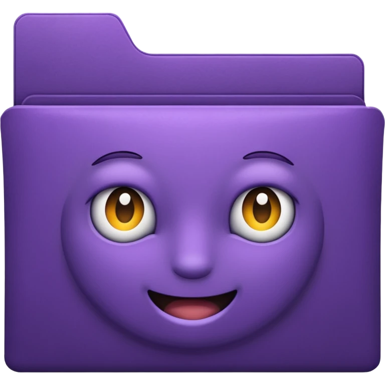 dark purple favorite folder emoji