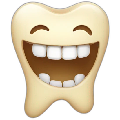 smile missing tooth emoji