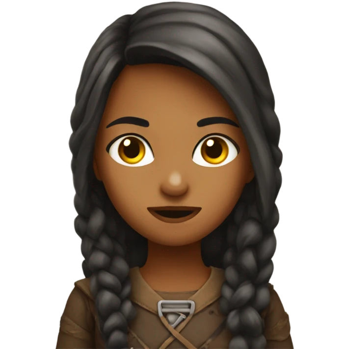 Girl saying hawk tuah emoji
