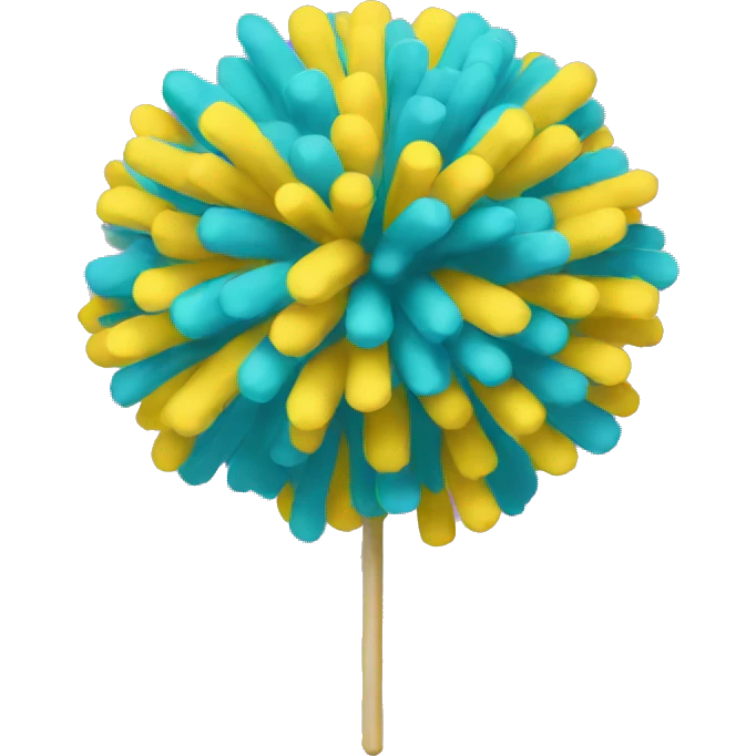 Cheer pom pom emoji