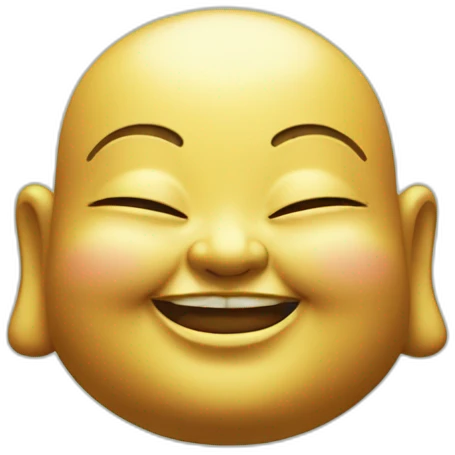 Happy buddha emoji