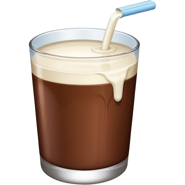 milk with chocolate emoji
