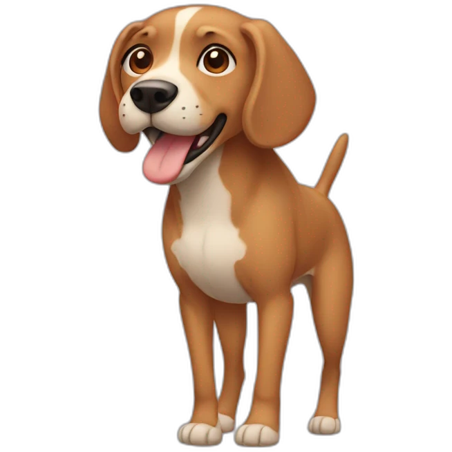 A human on four legs emoji