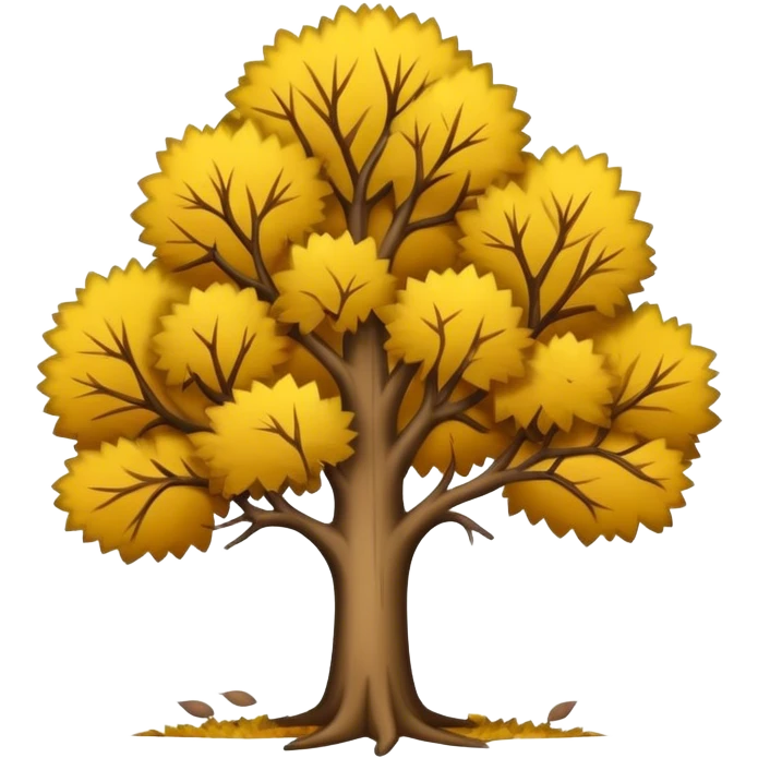 tree with no leaves preparing for winter emoji