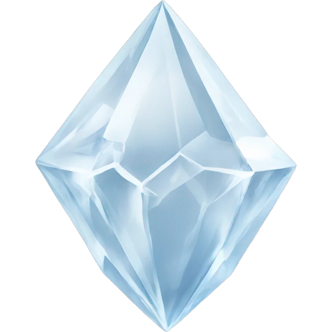 White crystal emoji