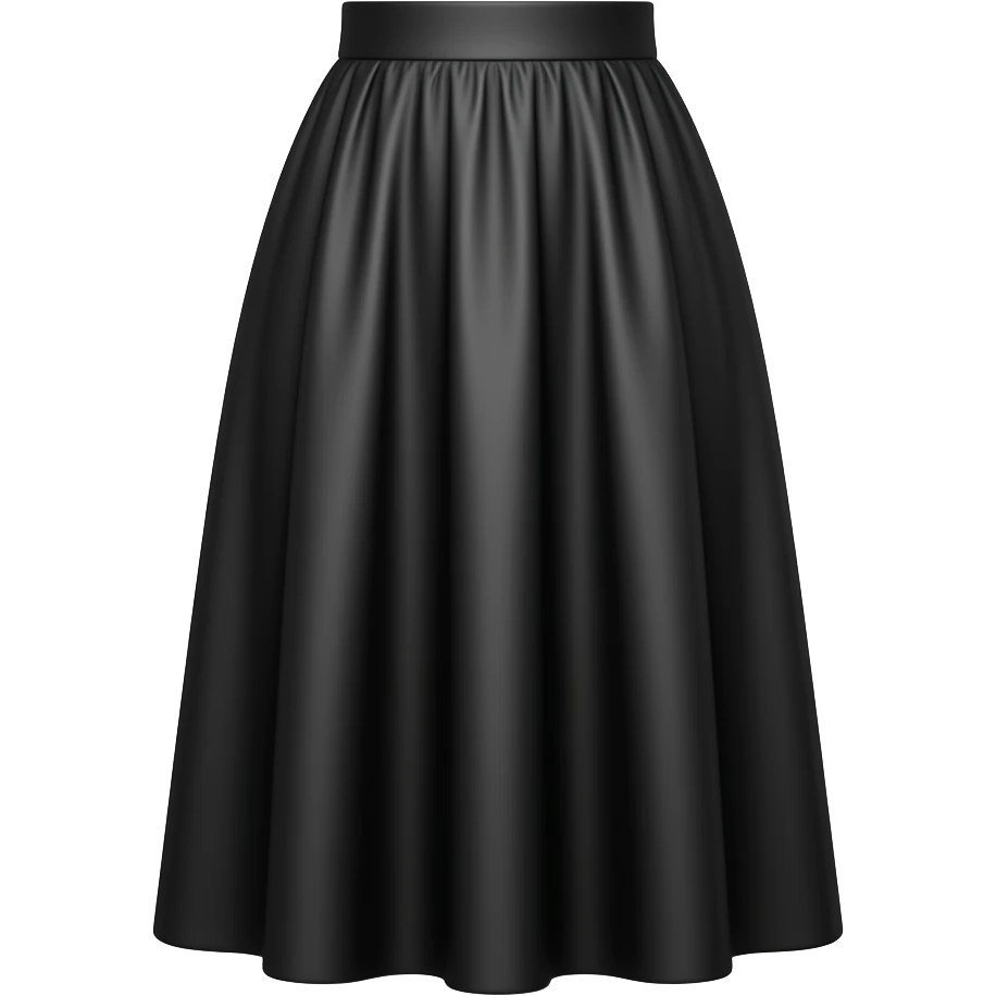 black maxi skirt emoji