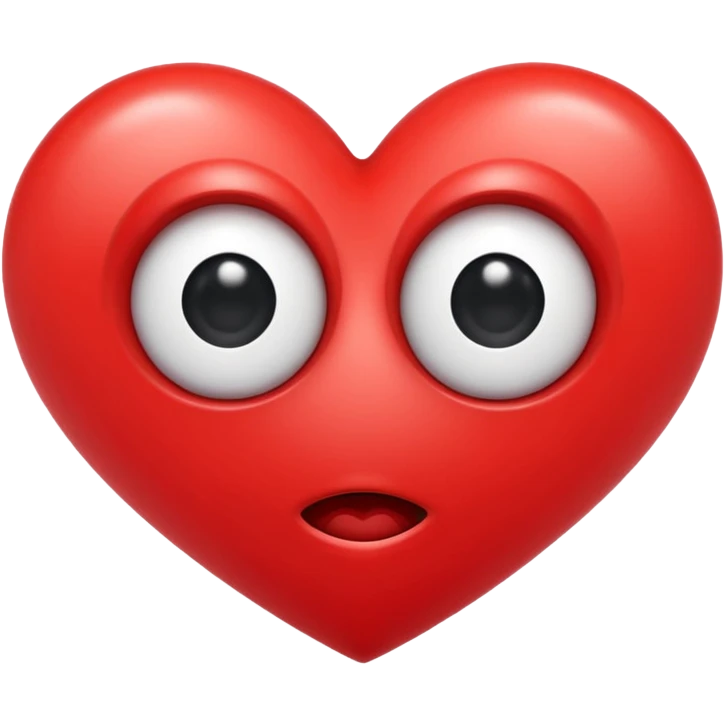 Googly eyes heart emoji