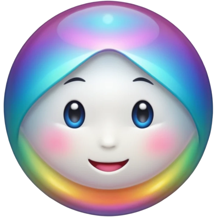 una perla sola sin cara blanca emoji