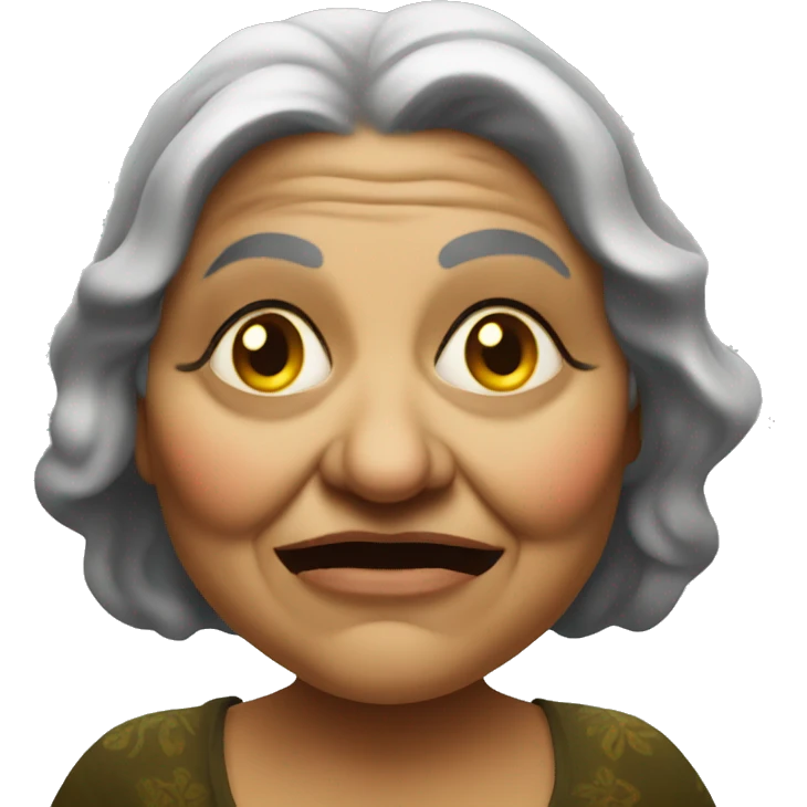 fat latina old goblin lady emoji