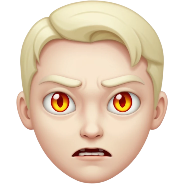 Evil expression emoji