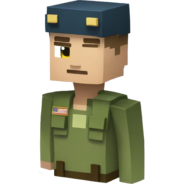minecraft millitary emoji