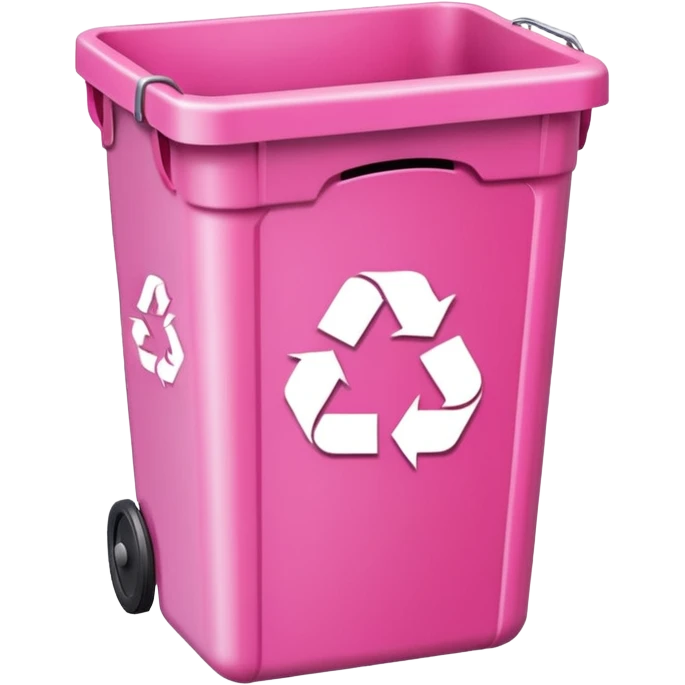 pink recycle bin

 emoji