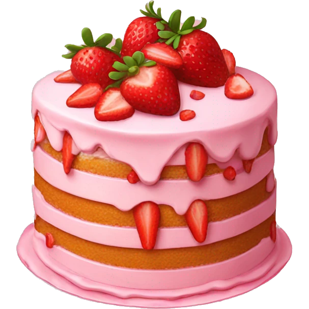 strawberry cake emoji