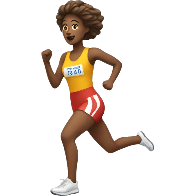 woman sprinting emoji emoji