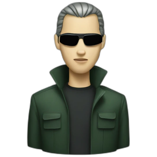 neo from the matrix emoji