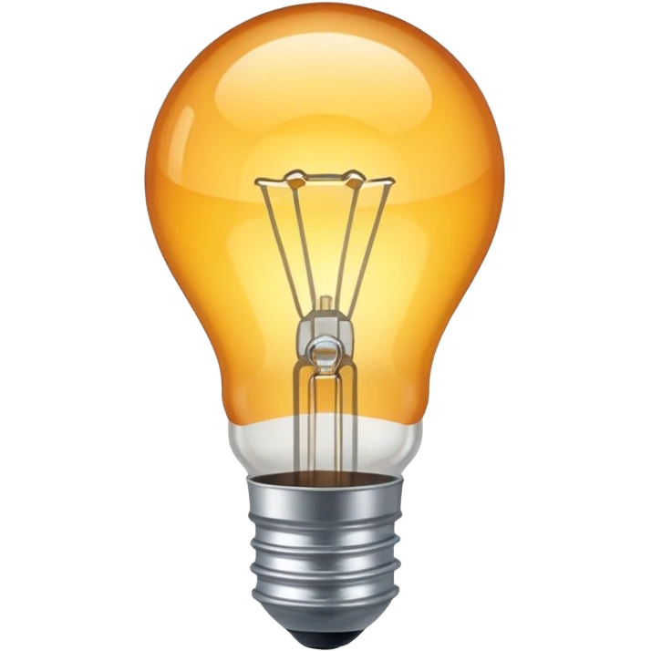 a light bulb being emoji