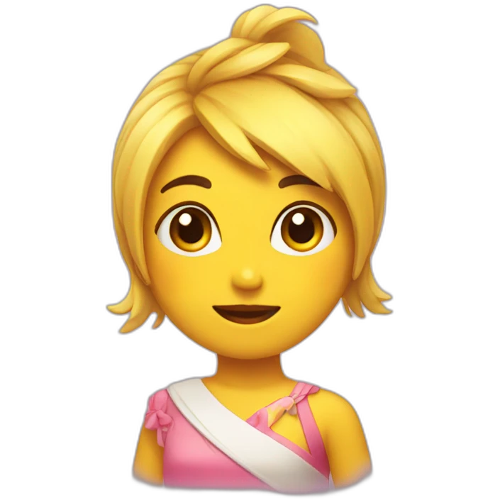 Chica kawaii emoji